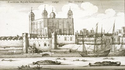 Tower of London, 1647 af Wenceslaus Hollar