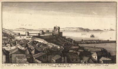 Den nederste indre del af Tanger af Wenceslaus Hollar