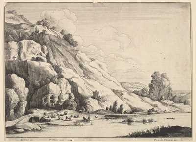 Stenbroen, 1649. af Wenceslaus Hollar