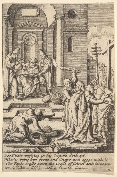 Håndvasken, 1625-77 af Wenceslaus Hollar
