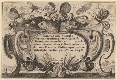 Titel side af Wenceslaus Hollar