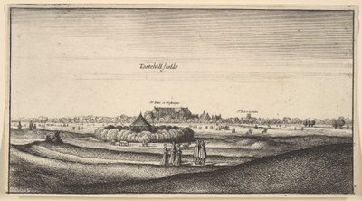Tootehill fields... Prospekt, 1625-77 af Wenceslaus Hollar