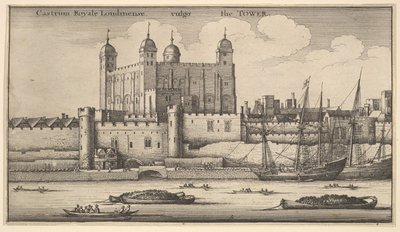 Tower of London, 1625-77. af Wenceslaus Hollar