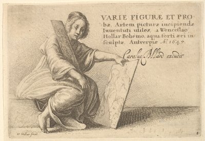 Forskellige figurer og sonder, 1645 af Wenceslaus Hollar