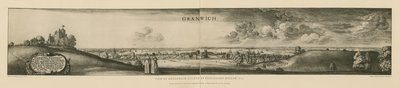 Udsigt over Greenwich ætset i 1637 af Wenceslaus Hollar