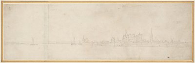 Udsigt over Orsoy af Wenceslaus Hollar