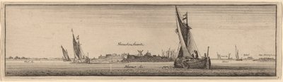 Udsigt over Shenckenschantz, 1647. af Wenceslaus Hollar