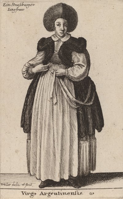 argentinsk jomfru. af Wenceslaus Hollar