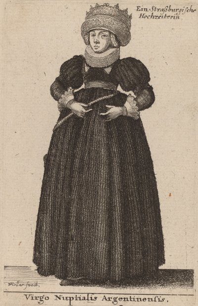 Argentinsk brudejomfru af Wenceslaus Hollar