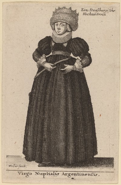 Argentinsk brudejomfru af Wenceslaus Hollar