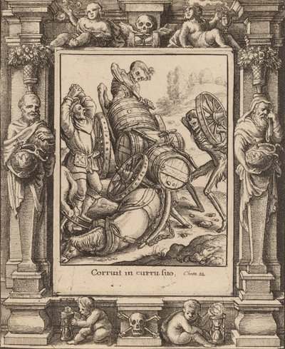 Vognmand, 1651. af Wenceslaus Hollar