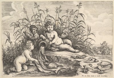 Vand De fire elementer, ca. 1647. af Wenceslaus Hollar