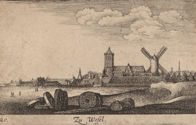 Wesel, 1635. af Wenceslaus Hollar