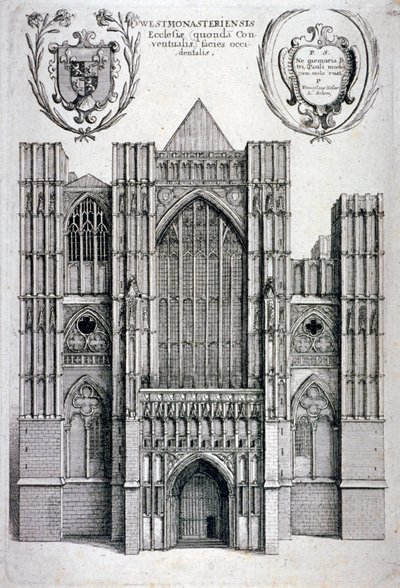 Westminster Abbey, London, c1650 af Wenceslaus Hollar