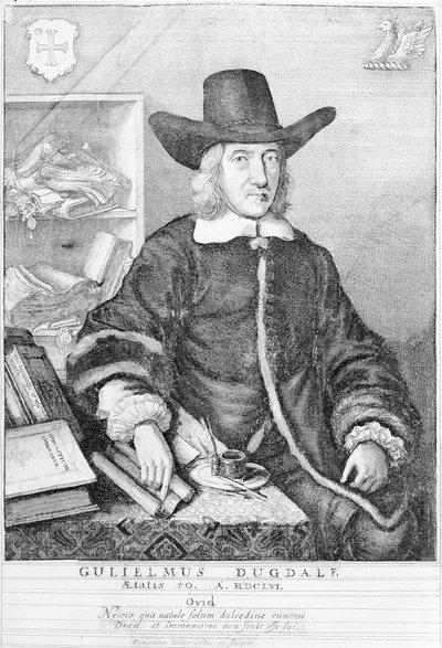 William Dugdale, 1656 af Wenceslaus Hollar