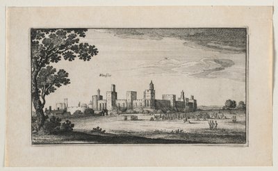 Windsor Castle fra sydøst, 1644. af Wenceslaus Hollar