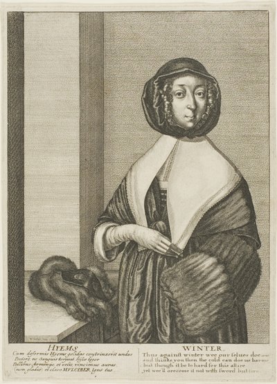 Vinter af Wenceslaus Hollar