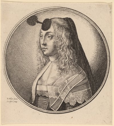 Kvinde fra Antwerpen af Wenceslaus Hollar
