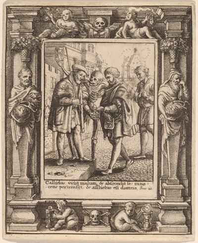 Advokat af Wenceslaus Hollar after Hans Holbein the Younger after Abraham van Diepenbeeck