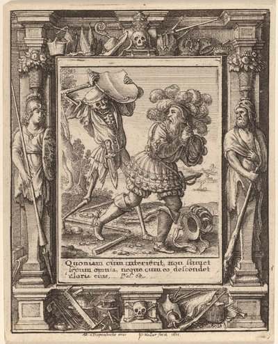 Tælle af Wenceslaus Hollar after Hans Holbein the Younger after Abraham van Diepenbeeck