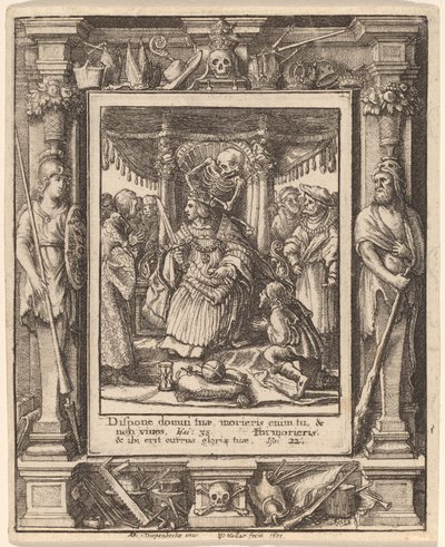 Kejser af Wenceslaus Hollar after Hans Holbein the Younger after Abraham van Diepenbeeck