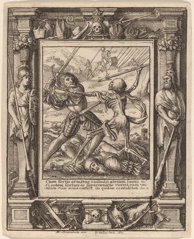 Ridder af Wenceslaus Hollar after Hans Holbein the Younger after Abraham van Diepenbeeck