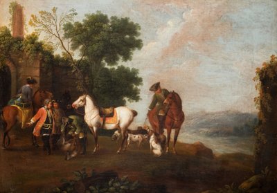 Hjortejagten, 1760. af Wenzel Ignaz Prasch