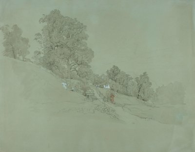 Landskab på en skråning af Werner Holmberg