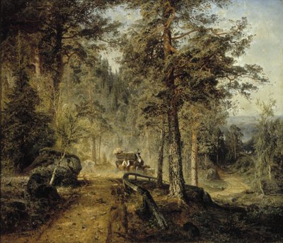 Vejen i Häme (en varm sommerdag) af Werner Holmberg