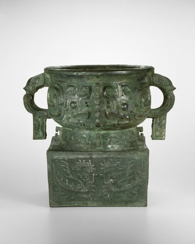 Kornbeholder af Western Zhou Dynasty Chinese School