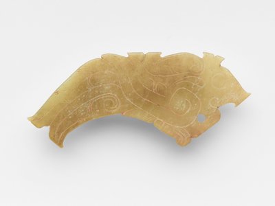 Vedhæng i form af en fugl, en af et par, ca. 1050-c. 950 f.Kr. af Western Zhou Dynasty Chinese School
