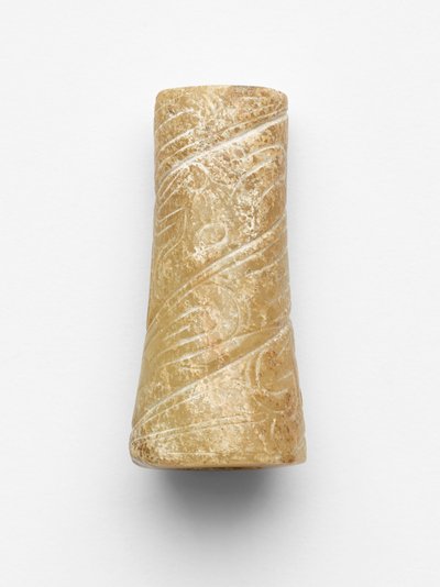 Rørformet ornament af Western Zhou Dynasty Chinese School