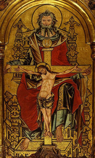 Altertavle med treenigheden, ca 1250 af Westphalian Master