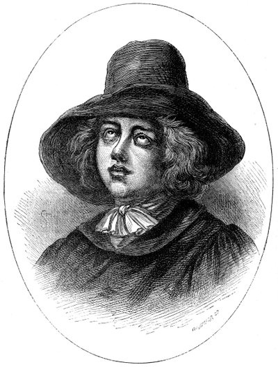 George Fox, grundlæggeren af kvækerne, 1600-tallet c1880. af Whymper