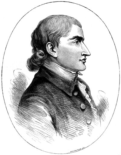 John Jay, amerikansk statsmand, fra et tryk udgivet i 1783, c1880. af Whymper