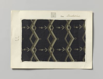 Stål med trykt side, Buddha design af Wiener Werkstätte