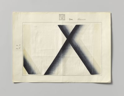 Stål med trykt side, design Diana af Wiener Werkstätte