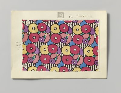 Stål med trykt side, design Strohblume af Wiener Werkstätte