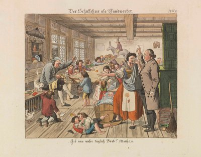 Skolelærer som håndværker, 1825. af Wiessner