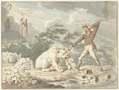 Et økonomisk debacle af Wijnand Esser (attributed to)