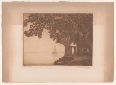 Ved søen (original titel på objektet) af Wijnand Otto Jan Nieuwenkamp (signed by artist)