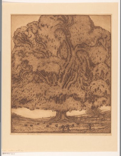 The Harvest, Bali (original titel på objektet) af Wijnand Otto Jan Nieuwenkamp (signed by artist)