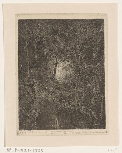 Jungle i Java En vej gennem skoven (original titel) af Wijnand Otto Jan Nieuwenkamp (signed by artist)