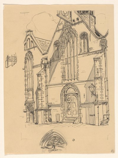 Vestfacade af Noorderkerk i Hoorn af Wijnand Otto Jan Nieuwenkamp