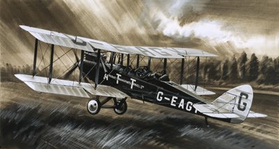 En De Havilland DH98 fra Aircraft Transport  Travel Ltd. af Wilf (20th century) Hardy