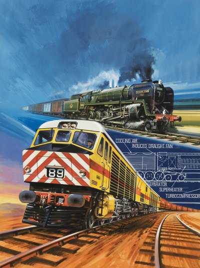 En ny udfordring for Steam af Wilf (20th century) Hardy