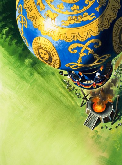 Opstigning med ballon af Wilf (20th century) Hardy