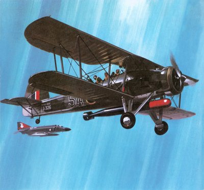 Fairey sværdfisk af Wilf (20th century) Hardy
