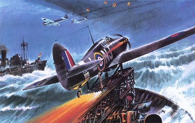 Hawker Hurricane af Wilf (20th century) Hardy