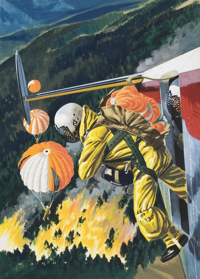 Faldskærmsudspringere af Wilf (20th century) Hardy